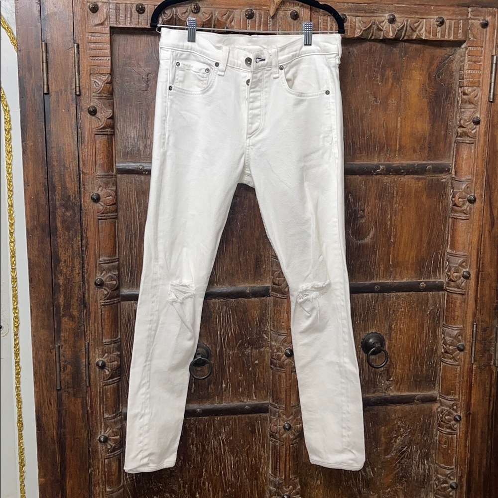 Rag & Bone Fit 1 Extra Slim White Jeans Men’s Size 31 – Premium Denim NY